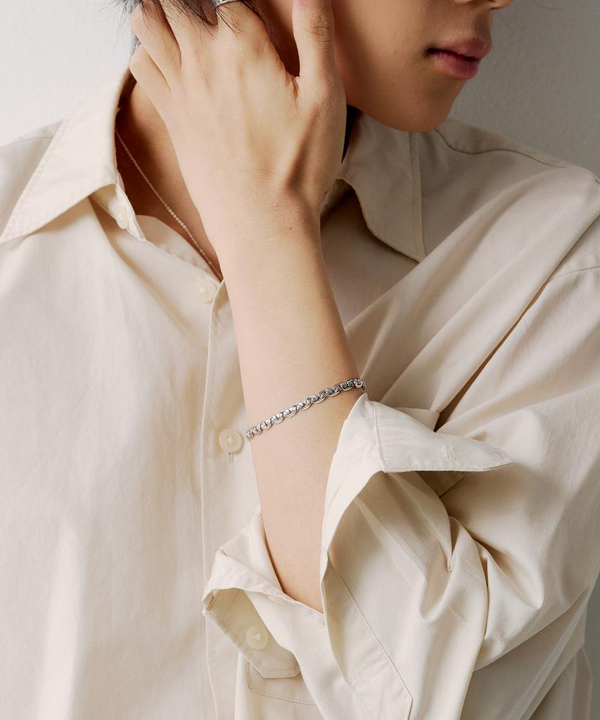 Silvertag Stb-26Ss3 Parallel Chain Bracelet