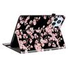 For itel Vistatab 30 Leather Case Pattern Printed Stand Tablet Cover with Card Slots