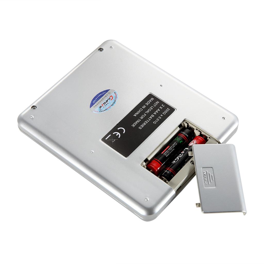 High Accuracy Electronic Eating and Cooking Weighing Grams Ounces and Pounds Complete Digital Food Kitchen Scale