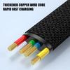 Phone Lanyard Data Cable Quick Charging PD65W USB C To Type C Short Cable 16CM with Keychain Hook Efficient Power Supply