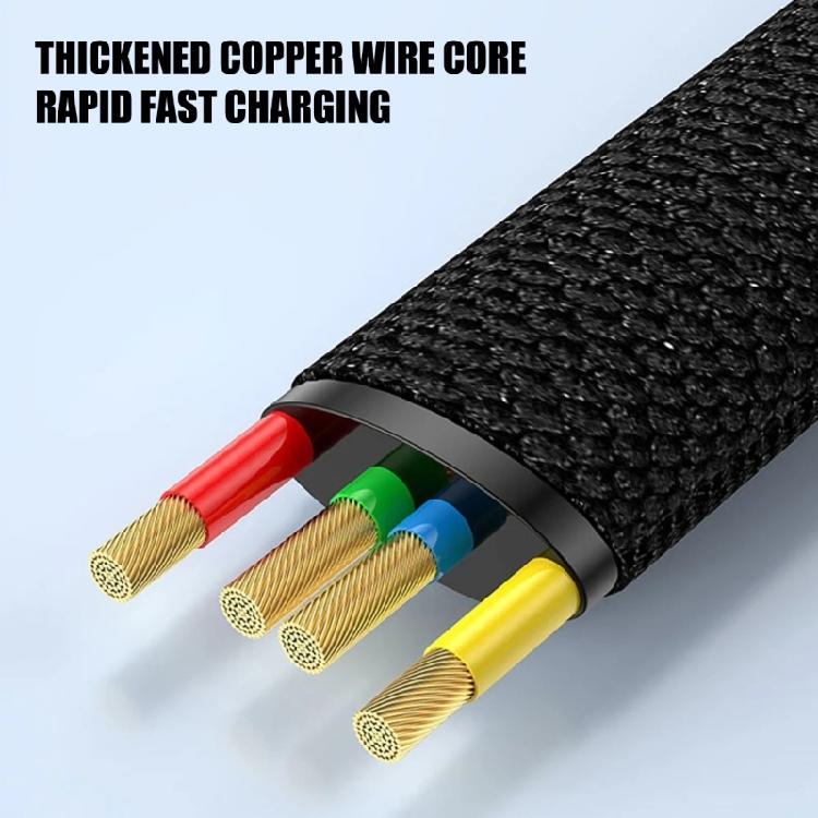 Phone Lanyard Data Cable Quick Charging PD65W USB C To Type C Short Cable 16CM with Keychain Hook Efficient Power Supply