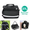 Bike Bicycle Seat Rear Bag Waterproof Pannier Rack Pack Shoulder Pouchs Cycling