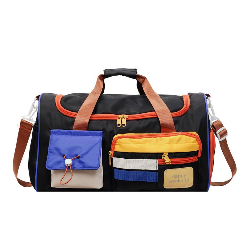 Short-distance women's large-capacity handbag, messenger bag, cute maternity bag, business trip boarding bag, trolley case travel bag