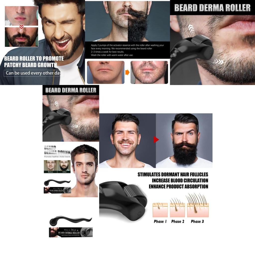 West Month Bartroller für nährende Pflege und Reinigung von Gesichtsbehaarung Essentials