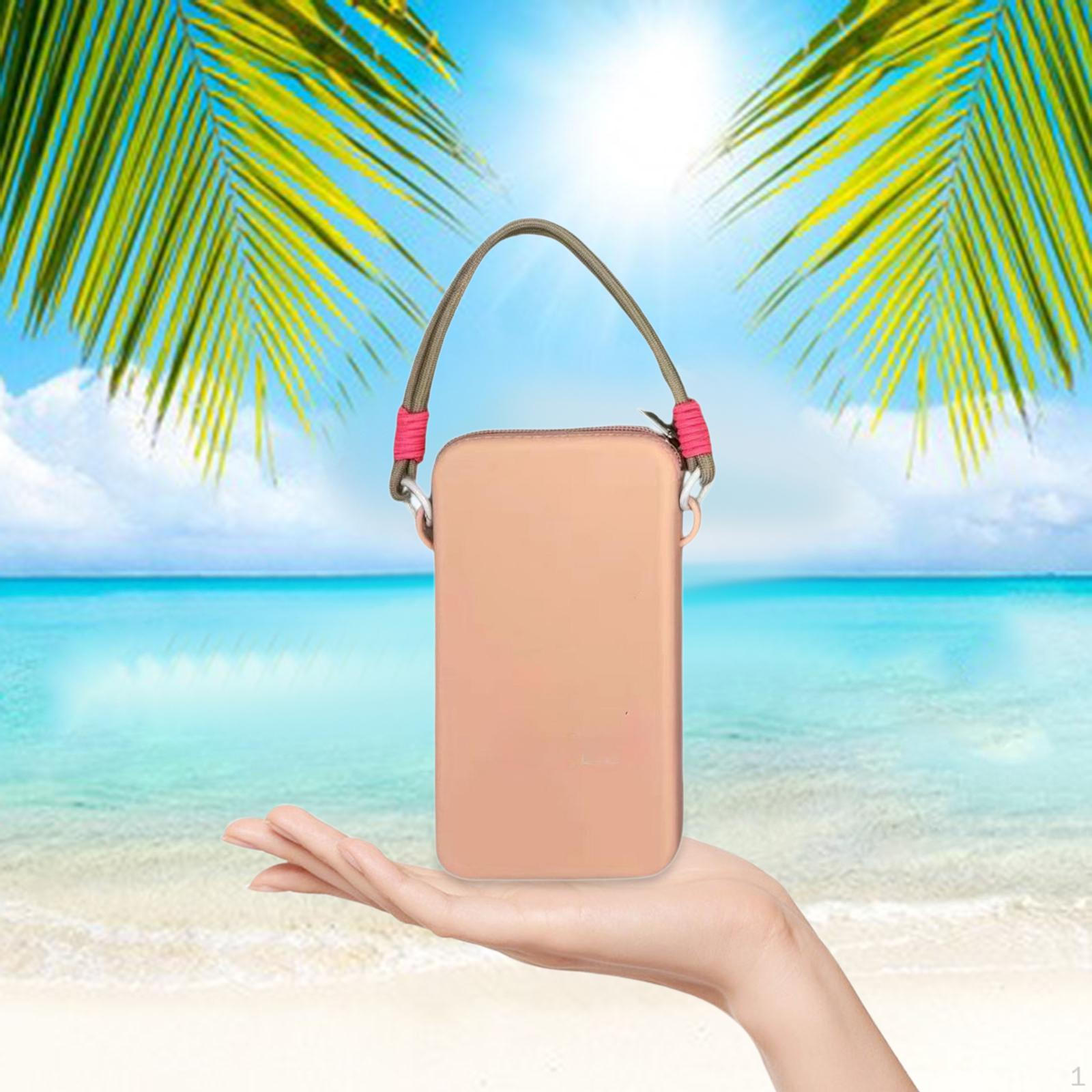 

-Держатель для телефона с застежкой-молнией, органайзер для хранения вещей во время пляжных путешествий