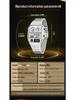 Sanda Waterproof Multifunctional Sports Watch with Temperature Alarm & Fashionable Design