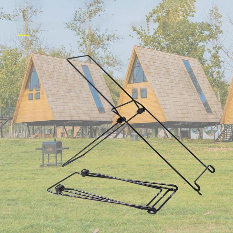 Solar Panel Rack 2 Pack Solar Mounting Stand Steel Panel Mobile Rack Foldable Solar Panel Support Lightweight For Outdoor