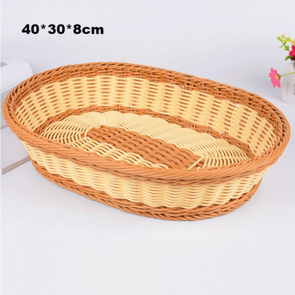 

Многофункциональная фруктовая тарелка из имитации ротанга Свадебная конфетница для цветов 6