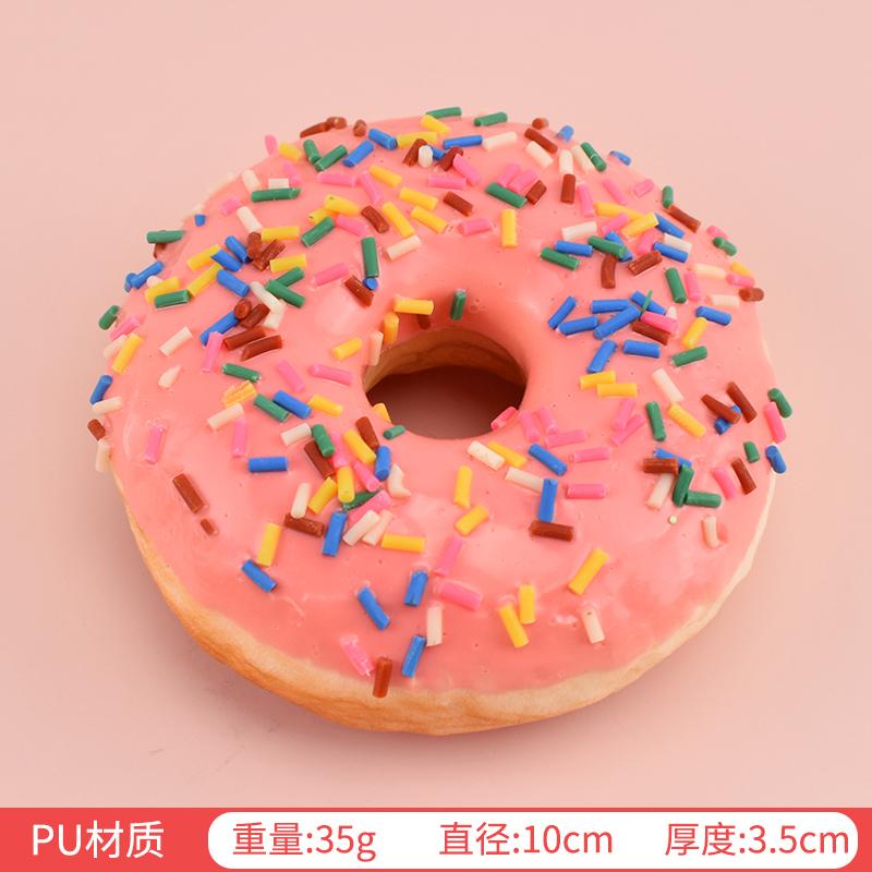 10cm Simulation Donuts Bread Stress Relief Fake Bread Cake Home Decor Display Wedding Sweet Decortions Photography Props 1Pc