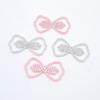 10Pcs 60*32mm Crystal Rhinestone Bowknot Appliques Scrapbooking DIY Stick On Patches Flatback Decor Embellishment Accessories