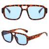 New Fashion Double Bridge Square Sunglasses Unisex Oversized Sun Glasses UV400 Protection Trendy Shades