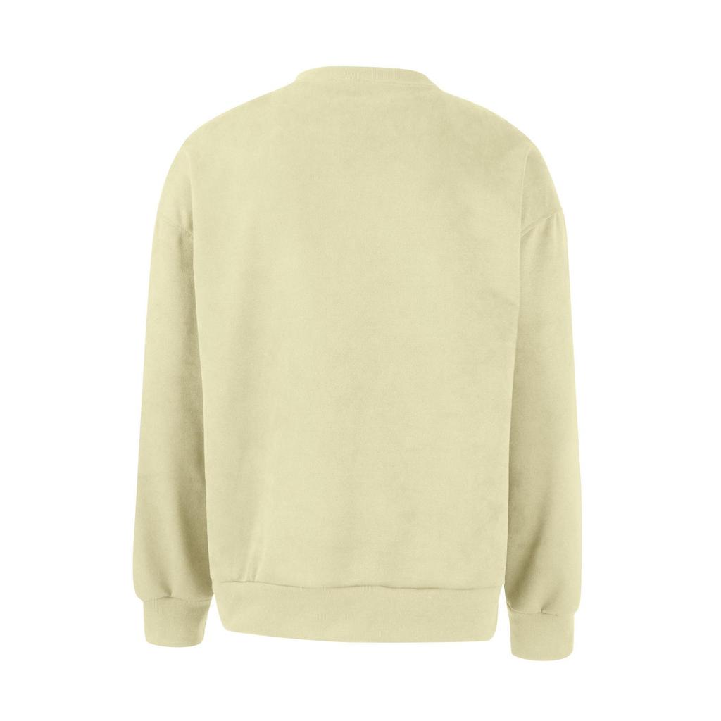 Men's Deer Skin Velvet Hoodie - Autumn/Winter Casual Round Neck Pullover