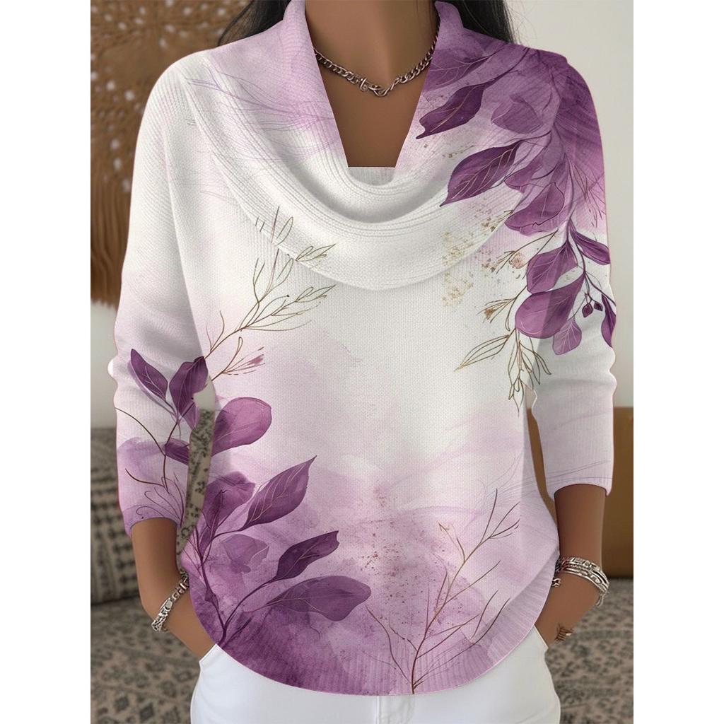 Damen Pullover Herbst Winter Mode Lässig Europäischer Amerikanischer Stil Warm Gemütlich Strick Oberteil
