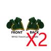 MOC Mediaeval Times Building Blocks Orc Mounts Wolf Flags Army Soldiers Character Accessories Bricks Animal Toys Gifts R064 DIY