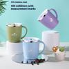 304 Stainless Steel Mug, Double-layer Heat and Cold Preservation, Business Portable Coffee Cup Office with Handle for Making Tea