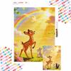 Bambi Thumper Flower Diamond Painting Mosaic Art Kit 5D Handmade Diy Gift Home Decoration