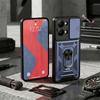 KEYSION Shockproof Armor Case for Xiaomi POCO X8 Pro Max Slide Camera Lens Protection Ring Stand Phone Cover for POCO X8 Pro Max