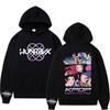 Manga K-pop Demon Hunters Hoodies Men Women Retro Oversized Fleece Sweatshirt Gothic Long Sleeve Hooded Streetwear