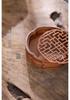 Walnut Zisha Teapot Mat: Small Water Storage Tray for Japanese Tea Brewing