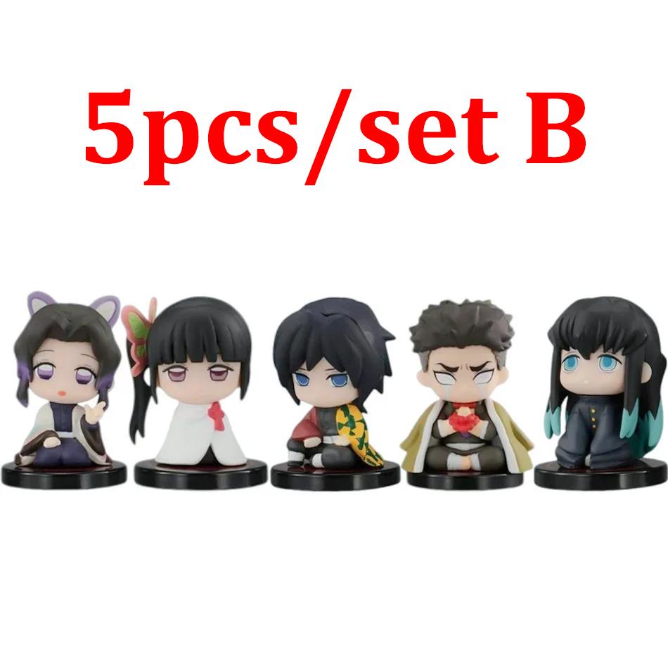 Mini Demon Slayer Character Figurine You Bean Charcoal Jiro Figurine Model Anime Peripheral Toys Decorations Ornaments