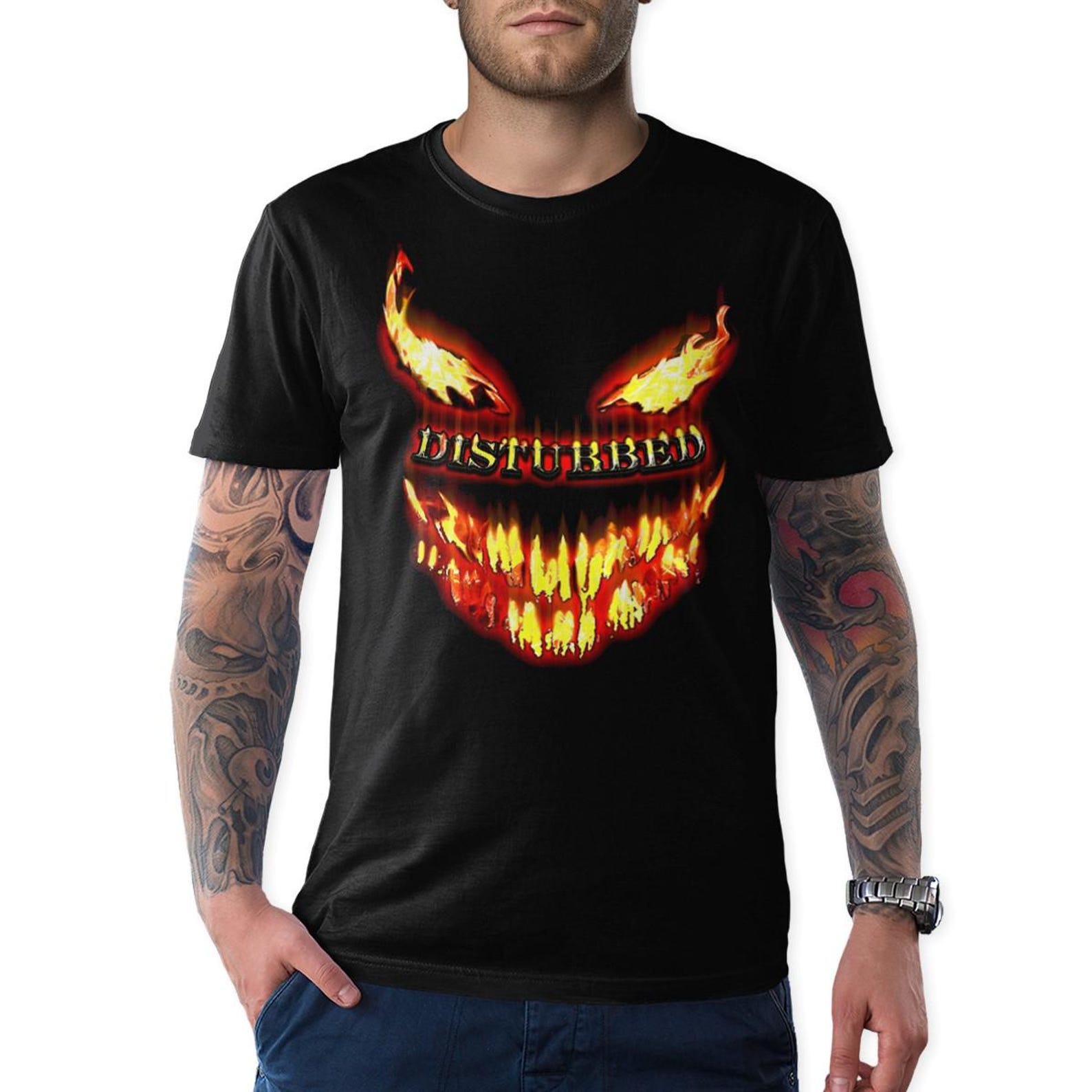 Disturbed T-Shirt, Men s and Women s Sizes Tee (DIS-62309) 4XL