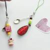 Artistics Watermelon Cheese Apples Phone Charm Keychain Sturdy Resin Craft for Bag Strap Accessories