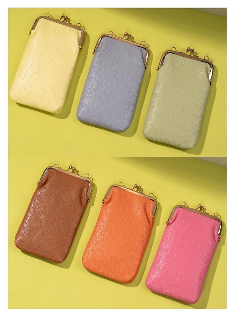 2025 Stylish PU Crossbody Phone Wallet for Women - Fashionable, Compact Vertical Bag