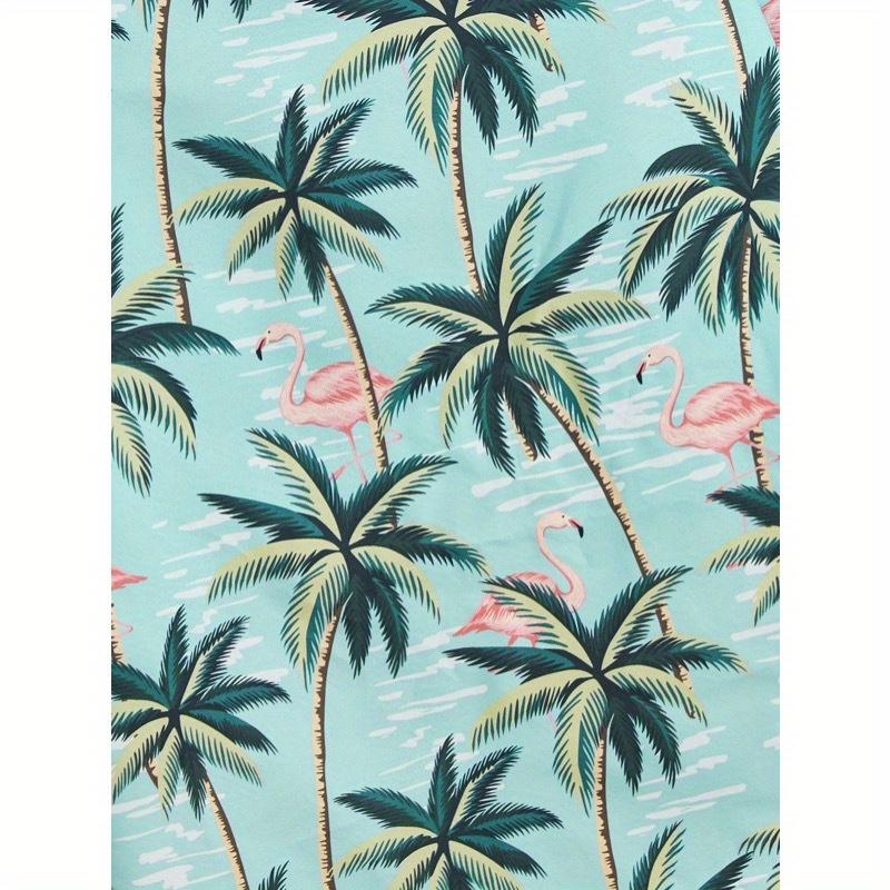 Hawaiian Beach Vacation Two Feet Button Up Pet Shirt With Collar For Cats And Dogs In Spring, Summer, Autumn