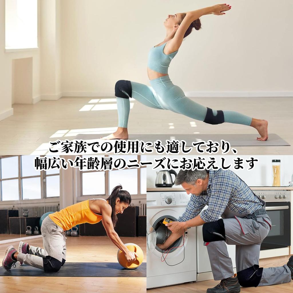 Coollooda Knee Knee for Everyday Mountain and More Pads, 2-Pack, Unisex, Breathable, Sweat-Wicking, Quick-Drying, Support, Padded, Basketball,