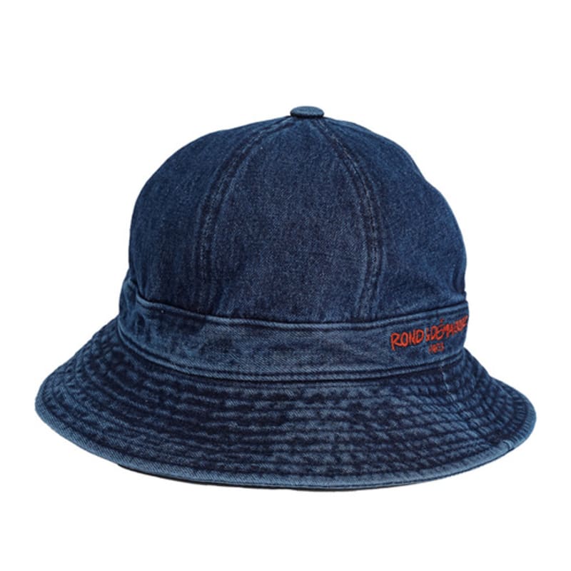 

ROND&DEMARRER [Unisex] Natural Vintage Casual Denim Bucket Hat Free