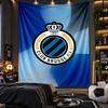 Wall Hanging Tapestry Club Brugge FC Print Cloth for Living Room Bedroom Home Decor