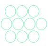 10 Pcs Speed Rings Balance Coordination Sensory Training Jumping Hoop Hollow Green 13.78in