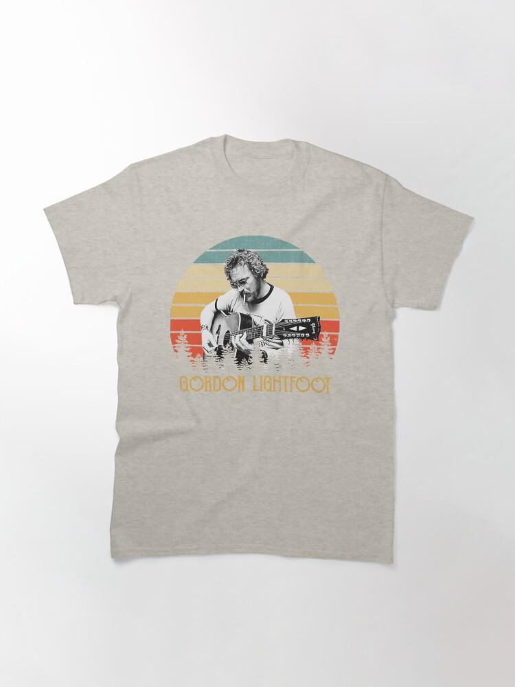Gordon Lightfoot Music Vintage Retro Vintage 80S Gordon Folk Music Love You Fans Classic T-Shirt