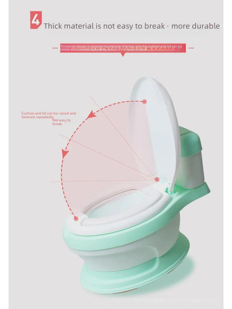 Kids' Potty Training Urinal: Unisex Infant Toilet with Simulation Design