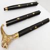 Vintage Lion Head Walking Stick Solid Brass Handle Wooden Cane Handmade Antique Collectible Giftb