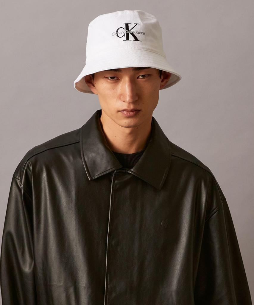 Monogram Logo Bucket Hat 4G5043G 58 BRIGHTWHITEYAF [Calvin Klein] [Official Brand]
