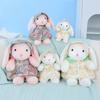 Plush Bunny Doll Gift For Girls With Soft Polyester Fiber For Birthday Celebrations
