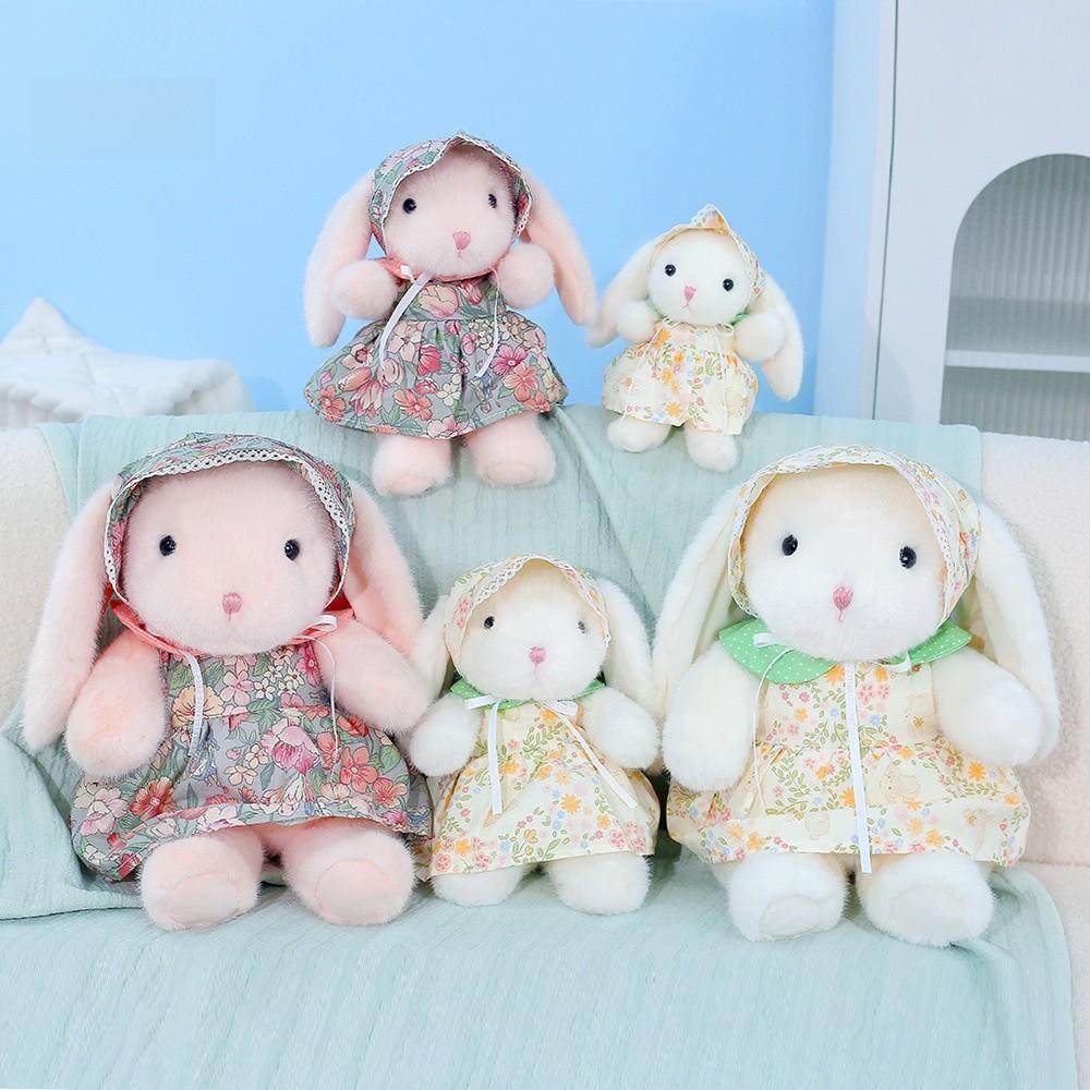 Plush Bunny Doll Gift For Girls With Soft Polyester Fiber For Birthday Celebrations