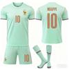 Camisa de Futebol da Copa do Mundo de 2026 França Away para Crianças e Adultos RAFA MBAPPÉ #10