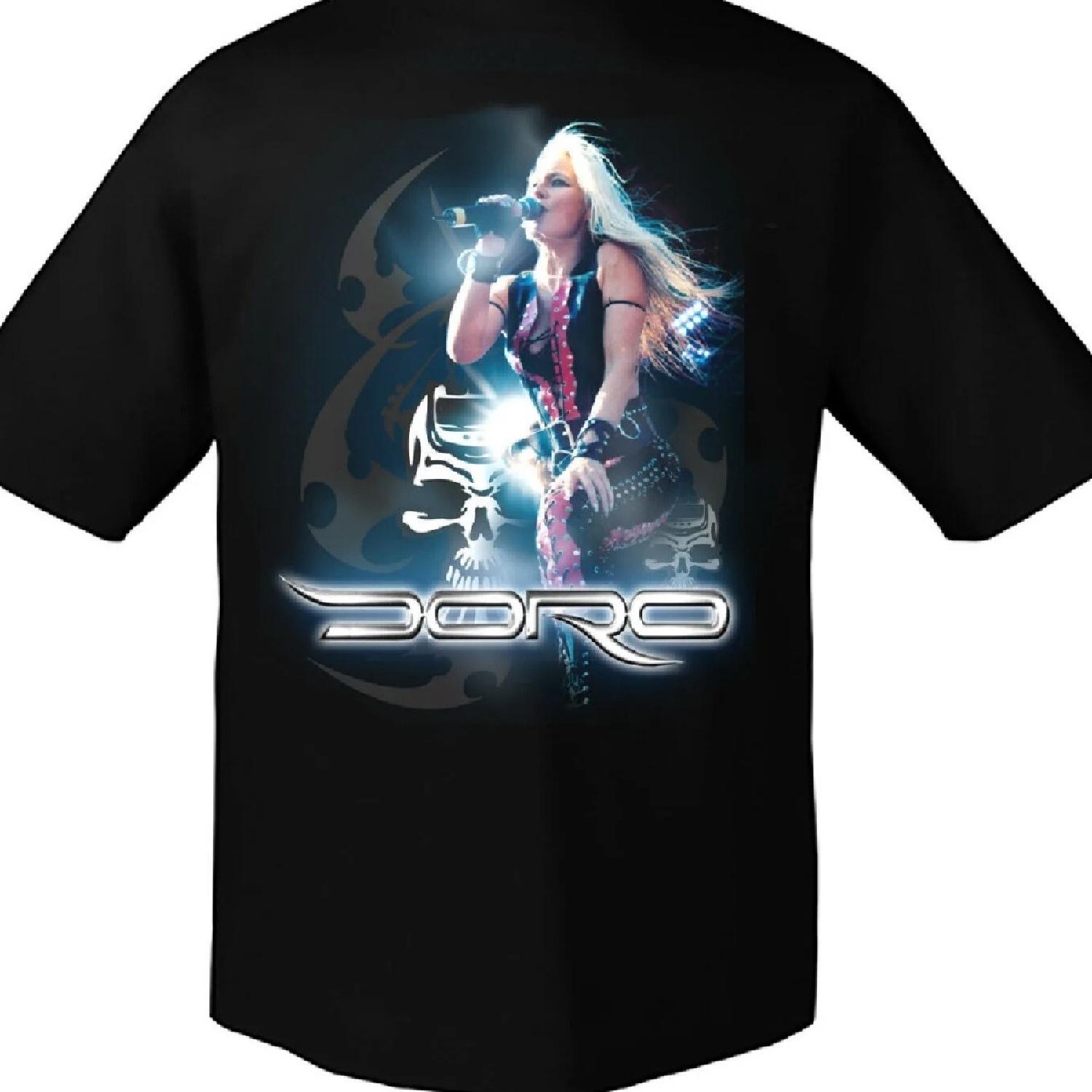 

HOT Doro Music Festival T-shirt Black Cotton Unisex All Sizes S to 5Xl 1F959 XXXXXL чорний