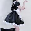 Japanese Rakuten Anime Classic Black Maid Outfit Soft Girl Sweet Cute Maid Uniform Seductive Cosplay