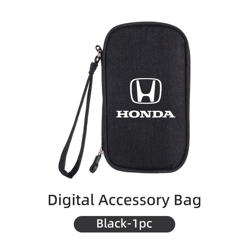 

Car Digital Storage Bag Waterproof Cable EVA Charging Tools Organizer For Honda Jsrzcing Civic Accord Fit City Vezel CRV Odyssey