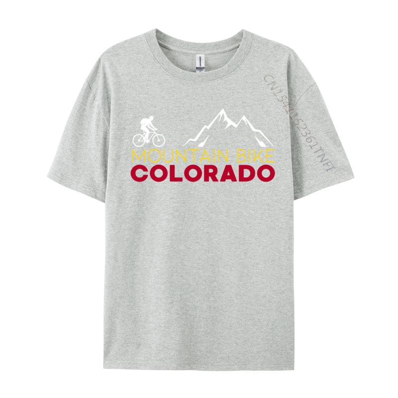 Colorado Mountain Bike Co Mtb T Shirt Design Labor Day Special All Cotton Mens Top T-Shirts Tops Tees Drop Shipping