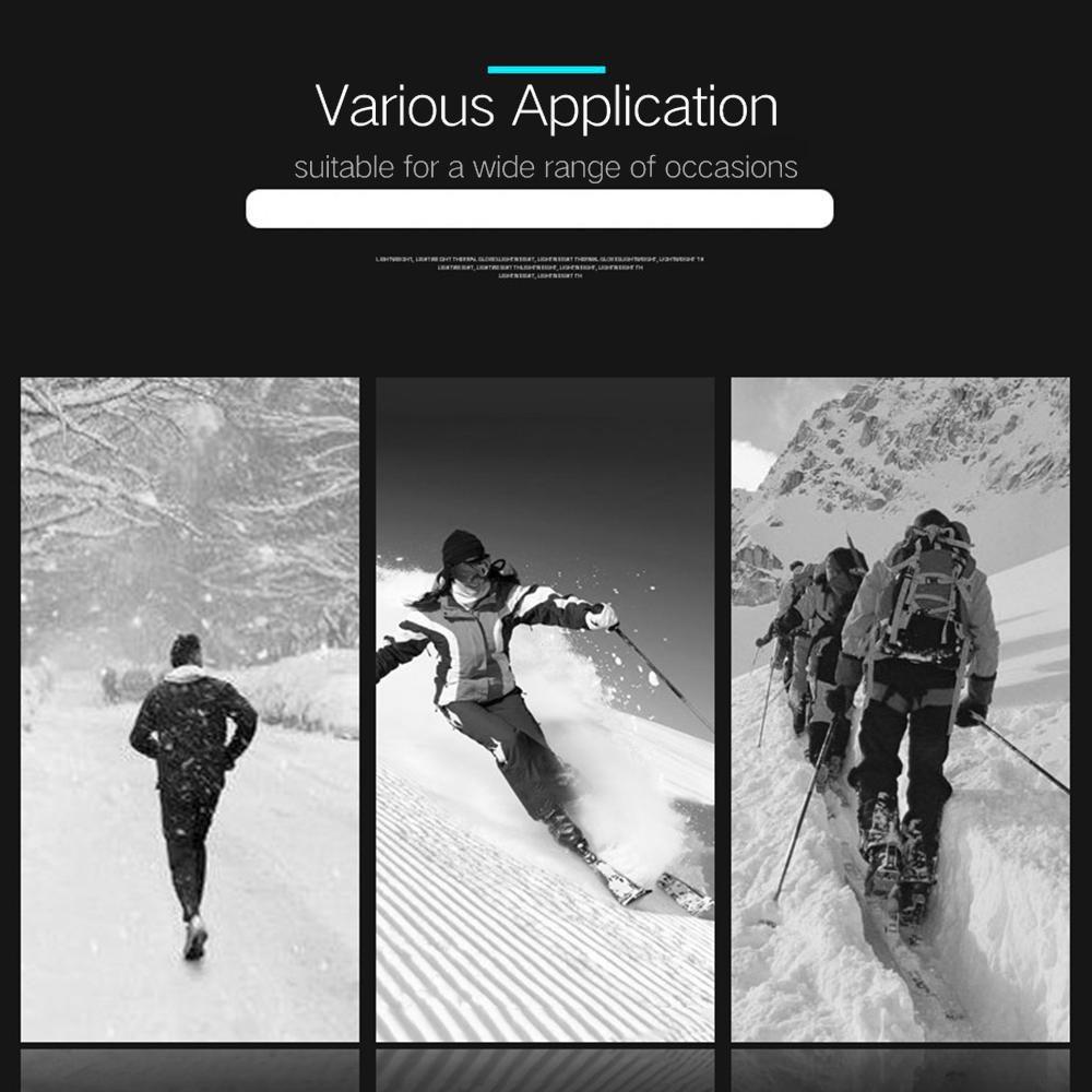 Winter Leather Thermal Warm Windproof Gloves Black Gloves Anti Slip Mittens Touchscreen