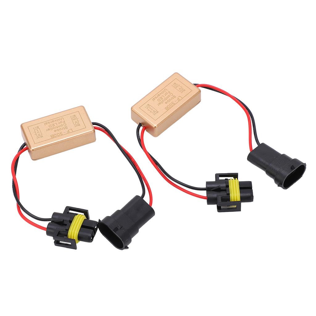 2Pcs Flash Strobe Controller 50W Good Heat Resistance 3 Lamp Types Flash Strobe Controller Flasher
