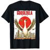 Humorous Goose GooseZilla Parody Japanese Art City Goose TShirt Funny Art Graphic Outfit Novelty Gift Streetwear Saying Tee Top