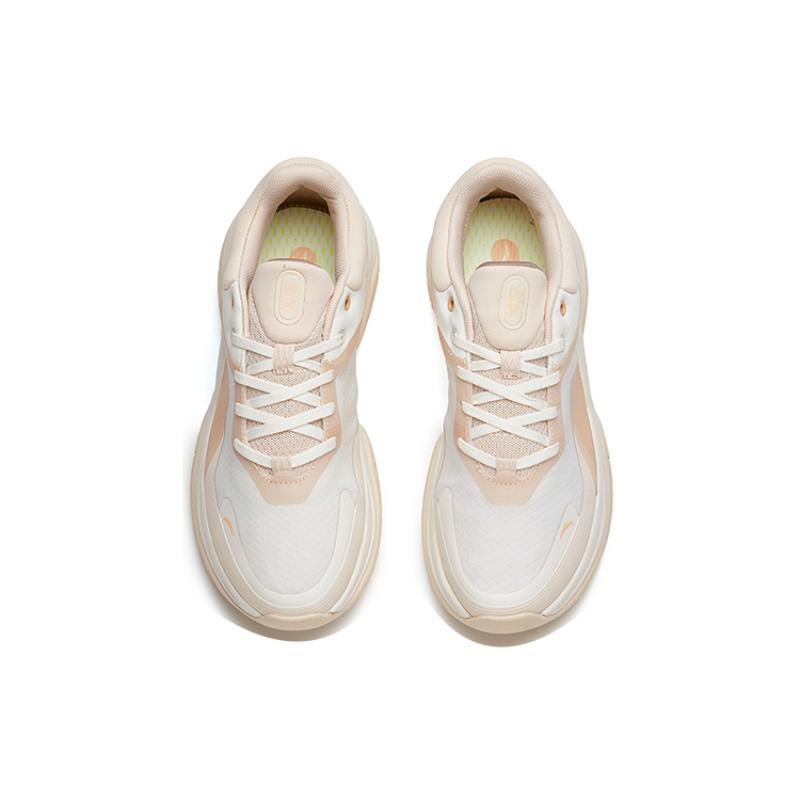 ANTA Variety Training Collection Training Shoes Women's Low top Ivory White/Wheat Khaki Sneakers