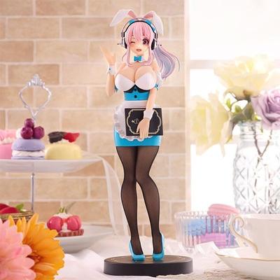 Super Sonico Figure Waitress Light Blue Ver. BiCute Bunnies Figure Size Approx. 28cm