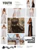 Hot Sale White Mesh Long Dress - Muse Macy Collection