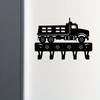 1pc Dump Truck Key Rack Hanger Wall Mounted Hook Up Pretty Artwork Shape Wall-Mounted Hooks Metal Wall Art for Home Decor